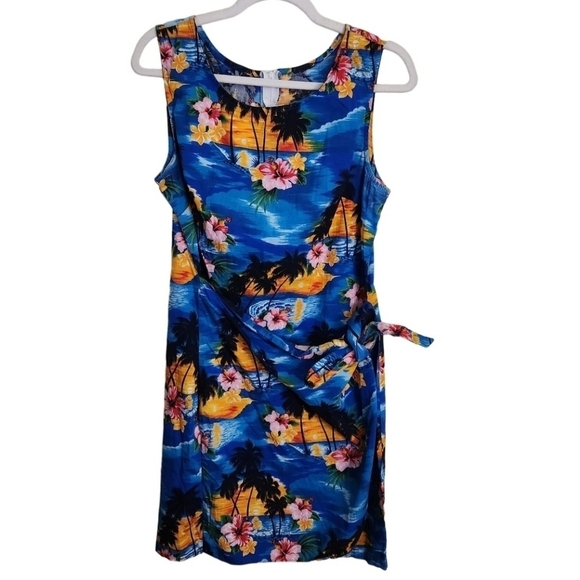 Pacific Legend Blue Pacific Sarong Dress Size XL - Picture 2 of 6